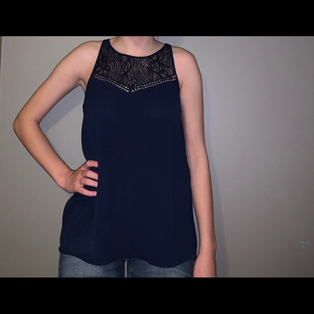 💗3 for $15💗 Navy Blue Tank